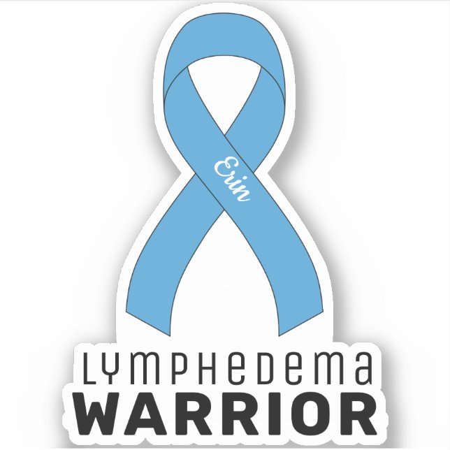 Sticker Lymphedema Warrior Vinyl (Devant)