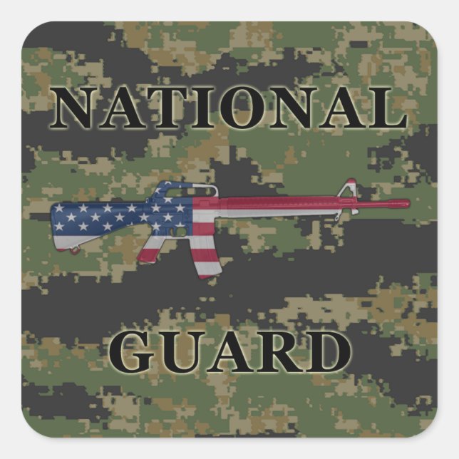 Sticker M16 de la Garde nationale numérique (Devant)