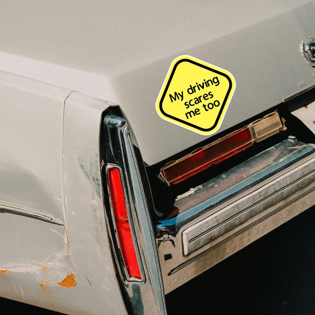 Sticker Ma Conduite Me Fait Trop Peur (Créateur téléchargé)