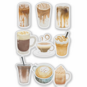 Sticker Macchiato Collage