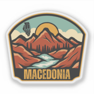 Sticker Macédoine, Illinois