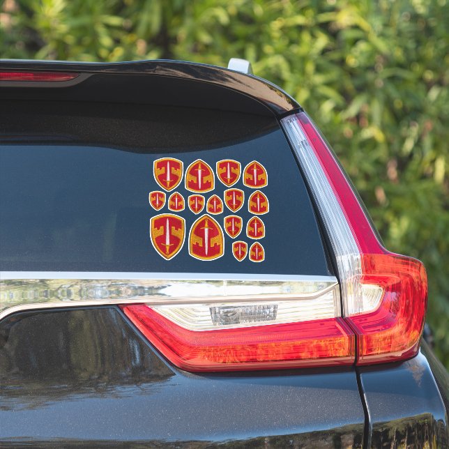 Sticker MACV SOG Vietnam Contour vétérans de guerre (Côté voiture)