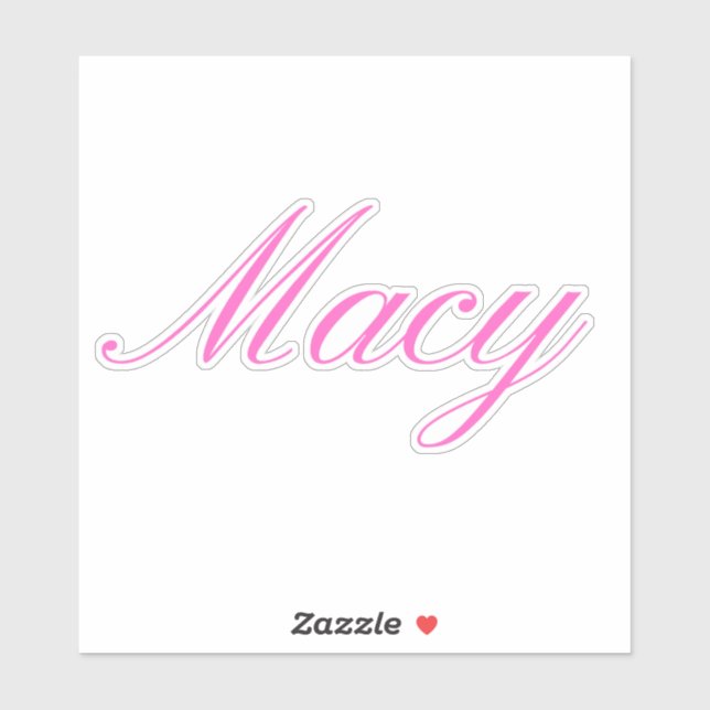 Sticker Macy (Feuille)