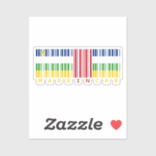 Sticker made in Central African Republic