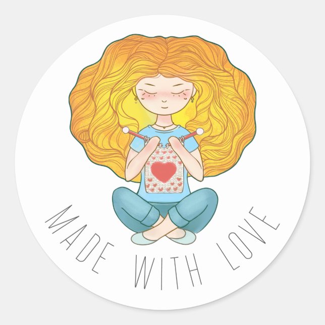 Sticker Made Whith Liebe (Vorderseite)