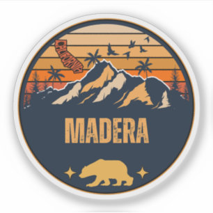 Sticker Madera, Californie