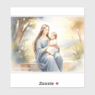 Sticker Madonna avec l'enfant Jésus