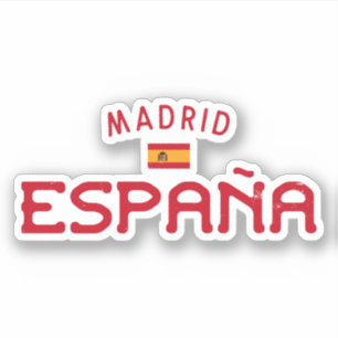 Sticker Madrid Espagne en détresse (Espagne)