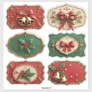 Sticker Magnifiquement conçus biscuits de Noël
