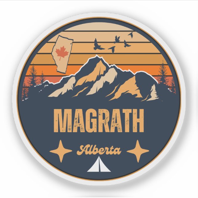 Sticker Magrath (Alberta) (Devant)
