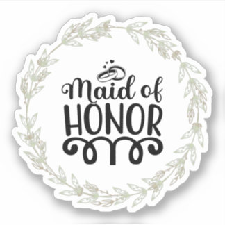 Sticker Maid of honor