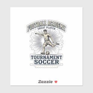 Sticker Maillot de joueur de tournoi de l'Académie de foot