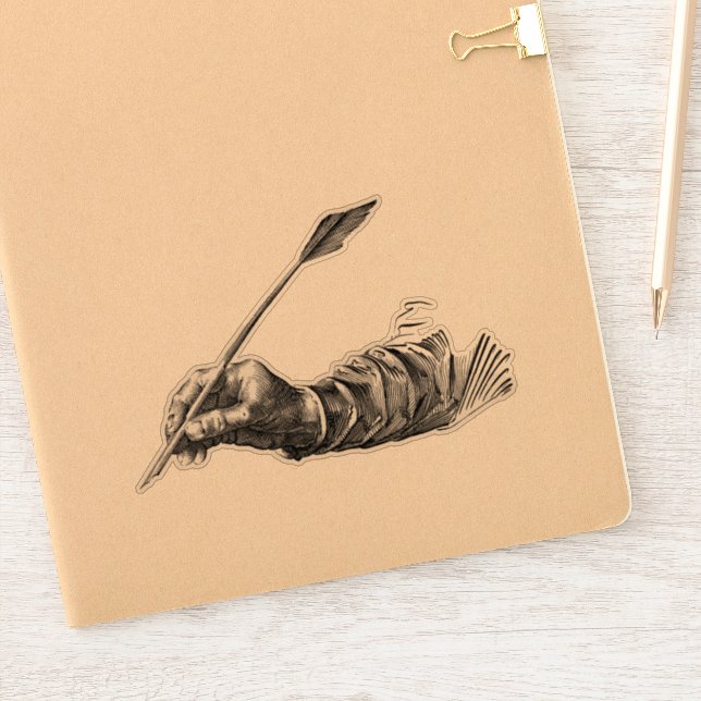 Sticker Main de rédaction (Carnet)