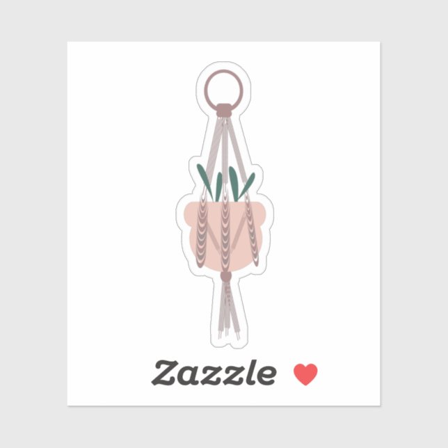 Sticker Maison Botanique de Cactus Maison Plante Verdure (Feuille)