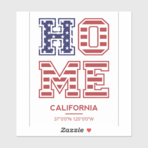 Sticker Maison de Californie