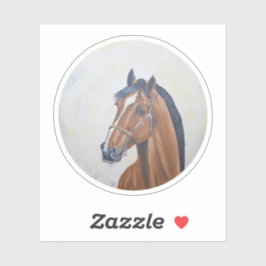 Sticker Majestic Horse Portrait T-Shirt