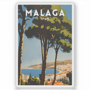 Sticker Malaga Espagne