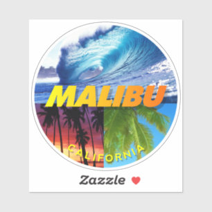 Sticker Malibu Californie