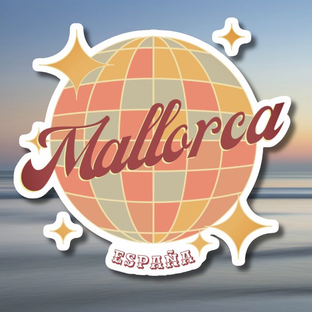 Sticker Mallorca Espagne décoration de fête de vacances (Créateur téléchargé)