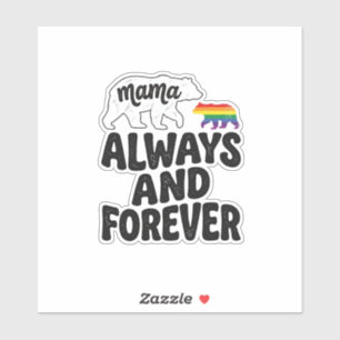 Sticker Mama Bear Toujours Et Pour Toujours Vintage Chemis