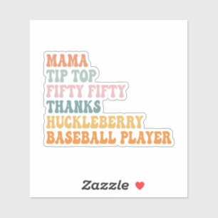 Sticker mama tip top cinquante cinquante, infirmière en ré