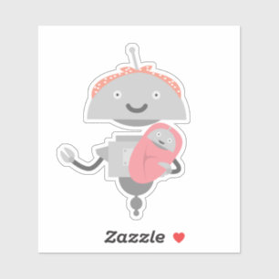 Sticker Maman Mia avec Baby Mia