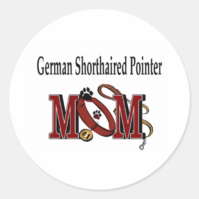 Sticker maman pointeur germanique (Devant)