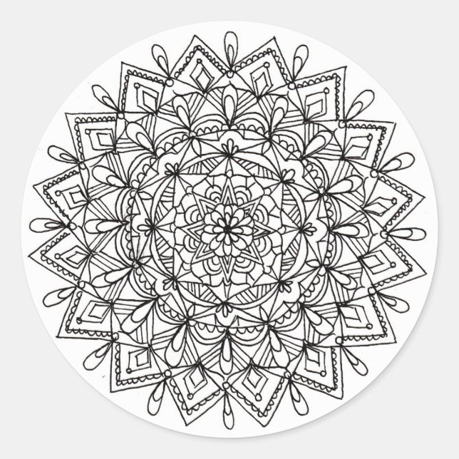 Sticker Mandala (Devant)