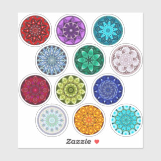 Sticker Mandala Birthstone