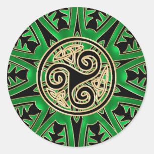 Sticker Mandala Celtic Vert