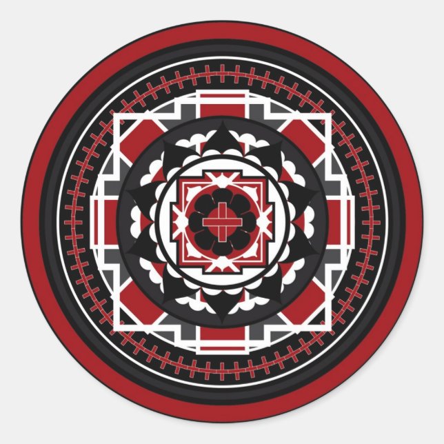 Sticker Mandala Division (Devant)
