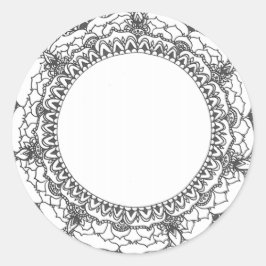 Sticker Mandala Pleine lune