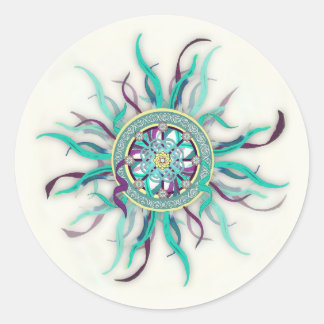 Sticker Mandala Ribbon Dharma