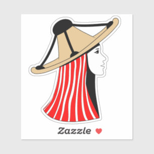 Sticker Mandil w Chachiya : Symboles de l'identité Jebala