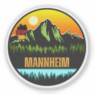 Sticker Mannheim, Bade-Wurtemberg Allemagne