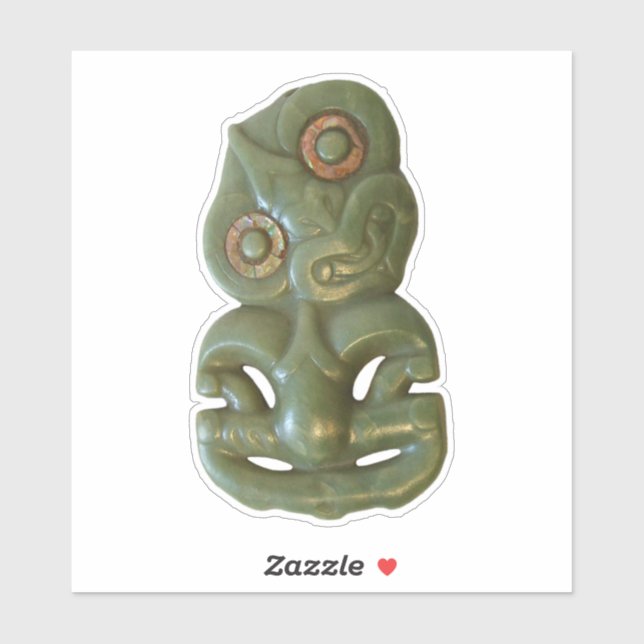 Sticker Maori Hei-Tiki (Feuille)