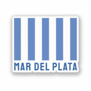 Sticker Mar del Plata (Drapeau), Argentine