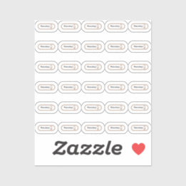 Sticker Mardi, la semaine du planificateur