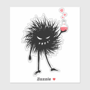 Sticker Mare diabolique caractère amour chimie Saint Valen