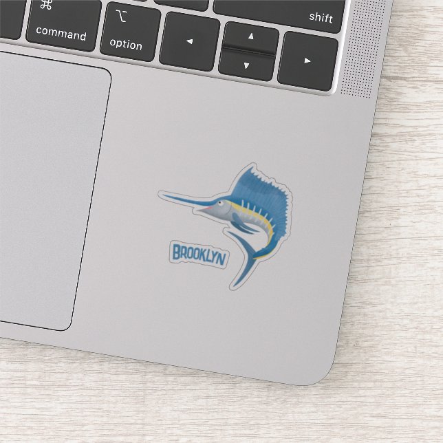 Sticker Marée de plaisance de l'espadon (Détail)