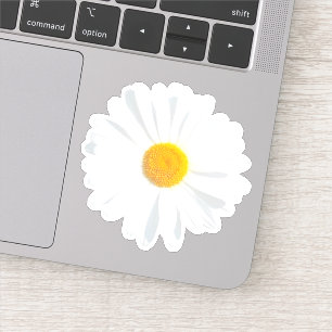 Sticker marguerite blanche