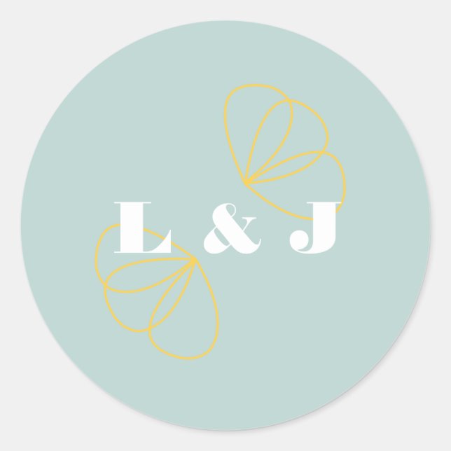 Sticker Mariage d'amour infini (Devant)