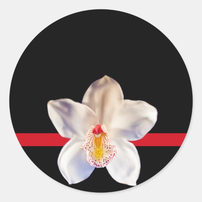 Sticker Mariage de l'événement White Orchid Envelo (Devant)