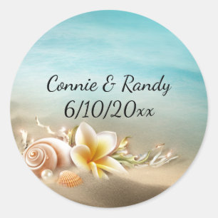 Sticker Mariage Destination Plage