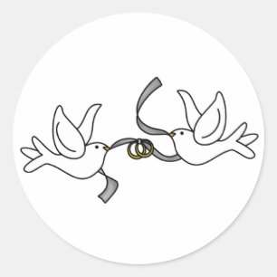 Sticker mariage Doses avec anneaux