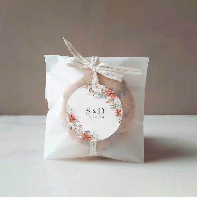 Sticker Mariage en Pinecone rouge hiver (Créateur téléchargé)