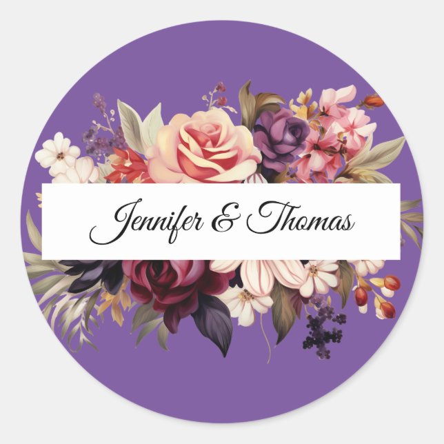 Sticker Mariage flamboyant Renaissance (Devant)