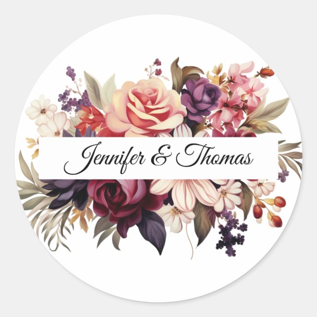 Sticker Mariage flamboyant Renaissance (Devant)