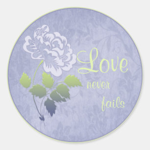 Sticker Mariage fumé bleu et vert de 1,5 po