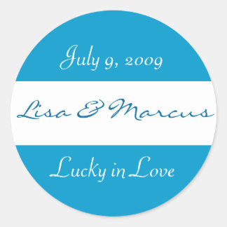 Sticker Mariage "Lucky in Love"